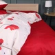 Простынь MirSon King Size 220x240 см 17-0754 Scarlet Poppies Ranforce Elite (2200010933505) - изображение 1