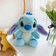 Пушистый рюкзак игрушка Stitch плюшевая сумка для детей / взрослых , 25 см, голубой (102925092) - изображение 4