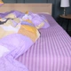Наволочка MirSon Ranforce Elite 17-0764 Violet triangles 45х45 см (2200010938692) - изображение 3