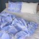 Простынь MirSon King Size 220x240 см 17-0766 Checkered blue Бязь (2200010939439) - изображение 2