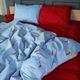 Простынь MirSon двуспальная 180x220 см 17-0751 Flame red Бязь (2200010931679) - изображение 2