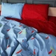 Простынь MirSon двуспальная 180x220 см 17-0751 Flame red Бязь (2200010931679) - изображение 3