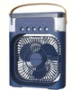 Портативний настільний вентилятор із зволожувачем повітря 4в1 AIR COOLER FAN з резервуаром для води та підсвіткою Синій від USB - зображення 1