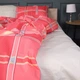 Комплект постельного белья Mirson Полуторный Евро 160х220 см 17-0765 Checkered red Бязь (2200010938951) - изображение 3