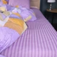 Пододеяльник MirSon Бязь 17-0764 Violet triangles 200х220 см (2200010938258) - изображение 2