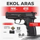 Стартовый пистолет Ekol Aras Compact Black с патронами - изображение 1