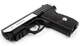 Пневматический пистолет Borner Panther 801 blowback с лазерным целеуказателем, металл с со2 с пулями - изображение 2