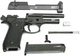 Стартовый пистолет Retay Mod.92 black Beretta 92 с патронами - изображение 6