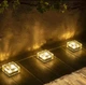 Садовый светильник куб льда Ice cube 1шт. на солнечной батарее LED DL теплый белый - изображение 2