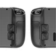 Накладки на задние кнопки для игровой приставки Steam Deck LCD и OLED от Skull & Co (Black / Черный) комплект из 4 штук - изображение 1