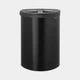Бак для белья двухсекционный Brabantia 55 л Matt Black (242366) - изображение 1