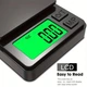 Весы ювелирные высокоточные (0.1g) до 1000g, 2хААА, black - изображение 3