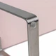 Маникюрная подставка для рук (Подлокотник) ECO STAND ELEGANCE на металлических ножках, розовая - изображение 5