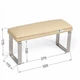 Маникюрная подставка для рук (Подлокотник) ECO STAND ELEGANCE на металлических ножках, бежевая - изображение 6