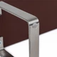 Маникюрная подставка для рук (Подлокотник) ECO STAND ELEGANCE на металлических ножках, коричневая - изображение 5