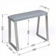 Подставка для ног ECO STAND PADIX на металлических ножках, серая - изображение 6