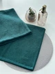 Махровий рушник Ideal Textile однотонний смарагдовий 70х140 см 100% бавовна 450 г/м2 - зображення 4