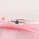 Кольцо из белого золота с топазом 19 K-0013 - изображение 7