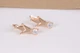 Детские золотые сережки корона S-0041 - изображение 5