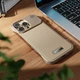 Накладка Leather Aromatherapy Metal Magnetic для iPhone 16 Beige - зображення 1
