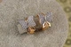 Сережки Xuping Jewelry бантики з родієм 1.1 см золотисті - зображення 1