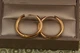 Сережки Xuping Jewelry гладкі кільця з округлими краями 2 см золотисті - зображення 2