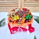 Букет с сухофруктов, орехов и открыткой с шоколада в коробке для любимой мамы,подруги, учителю - изображение 3