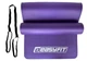 Коврик для фитнеса и йоги EasyFit NBR каучуковый со стяжками 180х60х1 см Фиолетовый (33-102-EF-1919-V) - изображение 3