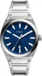 Часы мужские Fossil Fashion FS5822 аналоговые с браслетом из нержавеющей стали кварцевые Серебристые (33-102-Fs5822) - изображение 1