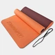 Килимок для фітнесу та йоги EasyFit TPE+TC двошаровий зі стяжками 183х61х0,6 см Персиковий з коричневим (33-102-EF-1924-PHBN) - зображення 4