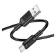 Кабель BOROFONE BX111 Feliz для зарядки, USB-A до Type-C, 1 м, 3 А, черный - изображение 3