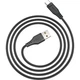 Кабель для зарядки Acefast C3-04, USB-A — USB-C, 1.2 м, 3A, чорний, TPE - зображення 3