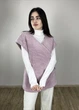 Жіноча тепла жилетка на зав’язках Тедді ARTKNIT S-M Рожевий (ak32130) - изображение 1