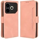 Чохол-книжка з кишеньками Deexe Wallet Stand для TECNO Pova 6 Neo - Pink - зображення 1