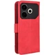 Чохол-книжка з кишеньками Deexe Wallet Stand для TECNO Pova 6 Neo - Red - зображення 7