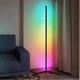 Торшер угловой RGB LED 1.2 м с пультом управления, напольная лампа с регулировкой яркости и цвета, декоративное освещение для гостиной, спальни, комнаты, питание от USB Черный K74-L7023 - изображение 5
