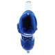 Роликовые коньки L 39-42 раздвижные детские для взрослых с защитой и шлемом в комплекте для мальчика для девочки FEI BAO колеса полиуретановые с подсветкой цвет синий SK-9456 - изображение 12