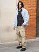 Куртка Шерпа демисезонная мужская Uniqlo 16222727 XL Голубая (1159826254) - изображение 3