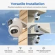 IP-камера видеонаблюдения внешняя Imilab EC6 Dual CMSXJ68A White - изображение 3