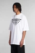 Чоловіча футболка з логотипом Vetements T-SHIRT IN COTONE Розмір L Білий - зображення 2