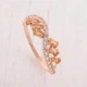 Кольцо из красного золота с цитринами 16 K-0297 - изображение 1