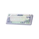 Клавіатура Aula F75 Gasket Greywood V3 switch Hot-Swap PBT Wireless/Bluetooth/USB White (6948391208640) - зображення 3
