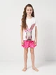 Детская летняя пижама для девочки Coccodrillo Pajamas WC5448203PJS-022 116 см Разноцветная (5904986499160) - изображение 3