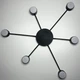 Люстра RAY SLIM 6xGX53 BLACK черная LUMINARIA 220V IP20 (потолочный светильник под сменные LED лампы) 950x55мм - изображение 3