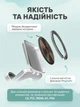 Складная беспроводная зарядная докстанция MagSafe 3 в 1 магнитная зарядка док станция для айфона смарт часов наушников Apple iPhone Apple Watch AirPods Silver IW30-S - изображение 4