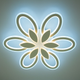 Управляемая LED люстра Luminaria AURORA DOUBLE 120W 6F APP с пультом и приложением 620x80-WHITE/WHITE-220-IP20 - изображение 4