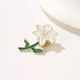 Значок (пин) BROCHE брошь бижутерия Цветы Лилия белый BRGV114837 - изображение 6