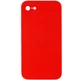 Чохол Silicone Case Square Full Camera Protective (AA) NOLOGO для Apple iPhone 6/6s (4.7") Червоний / Red - изображение 1