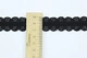 Zipper Спіральна блискавка Т3 потайна гіпюр , чорна 20см - зображення 2
