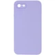 Чохол Silicone Case Square Full Camera Protective (AA) NOLOGO для Apple iPhone 6/6s (4.7") Бузковий / Dasheen - изображение 1